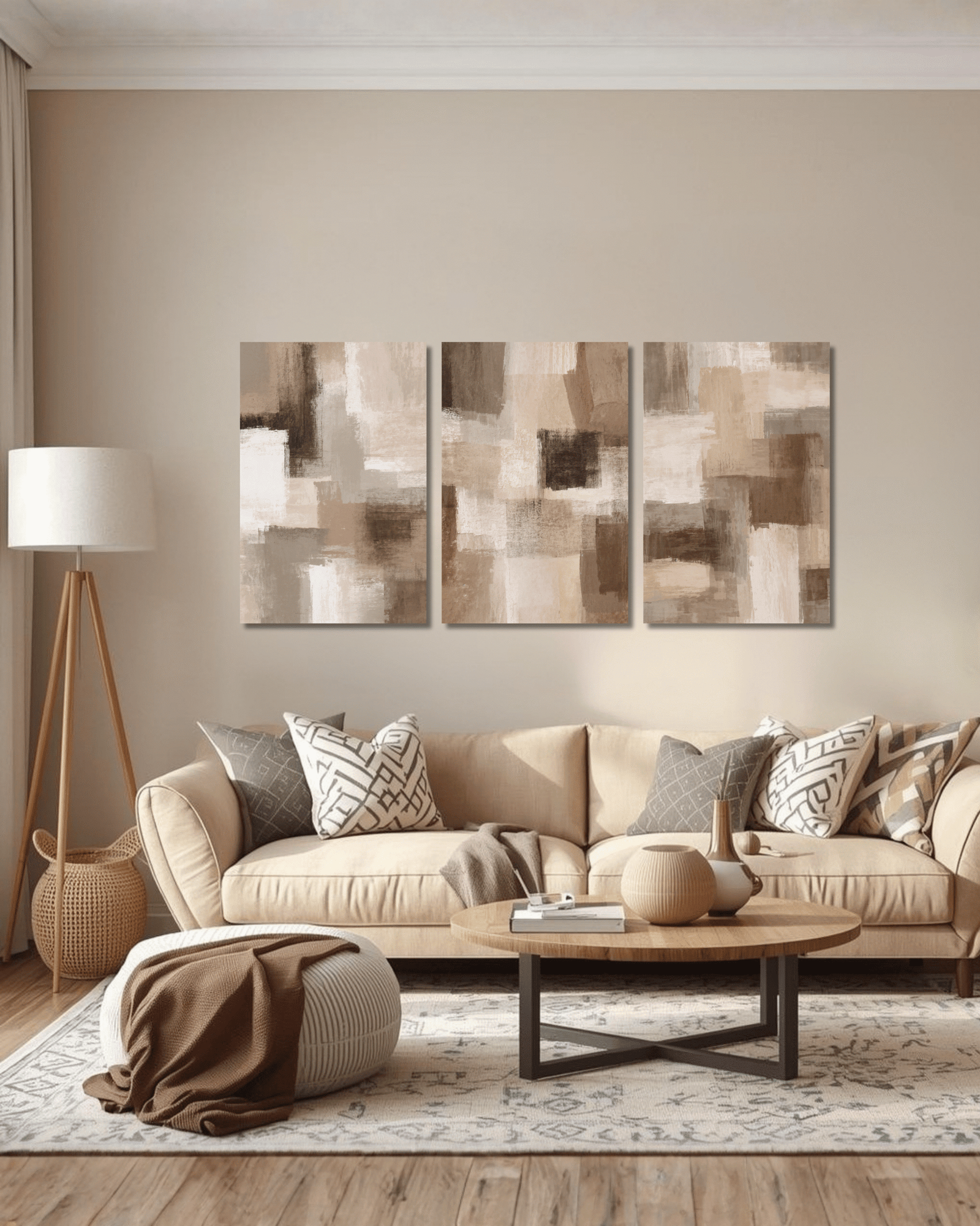 Tableau Décoratif Sable et Terre - Image 1