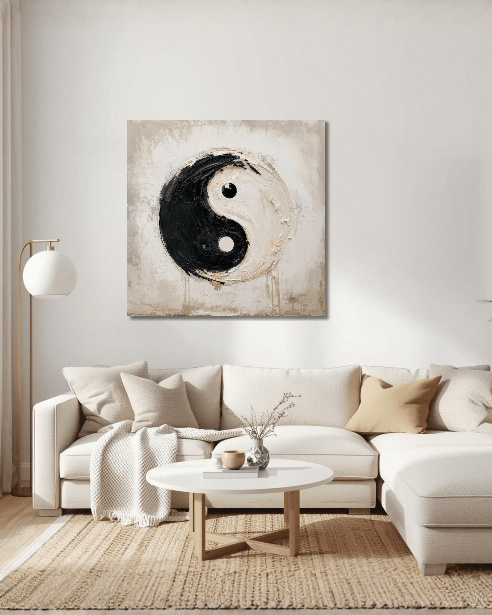 Tableau Décoratif (24) Yin Yang Éternel - Image 1