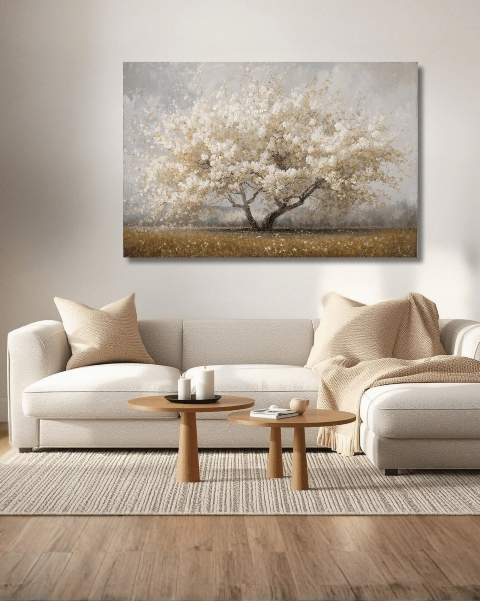 Tableau Décoratif Cerisier Blanc - Image 1