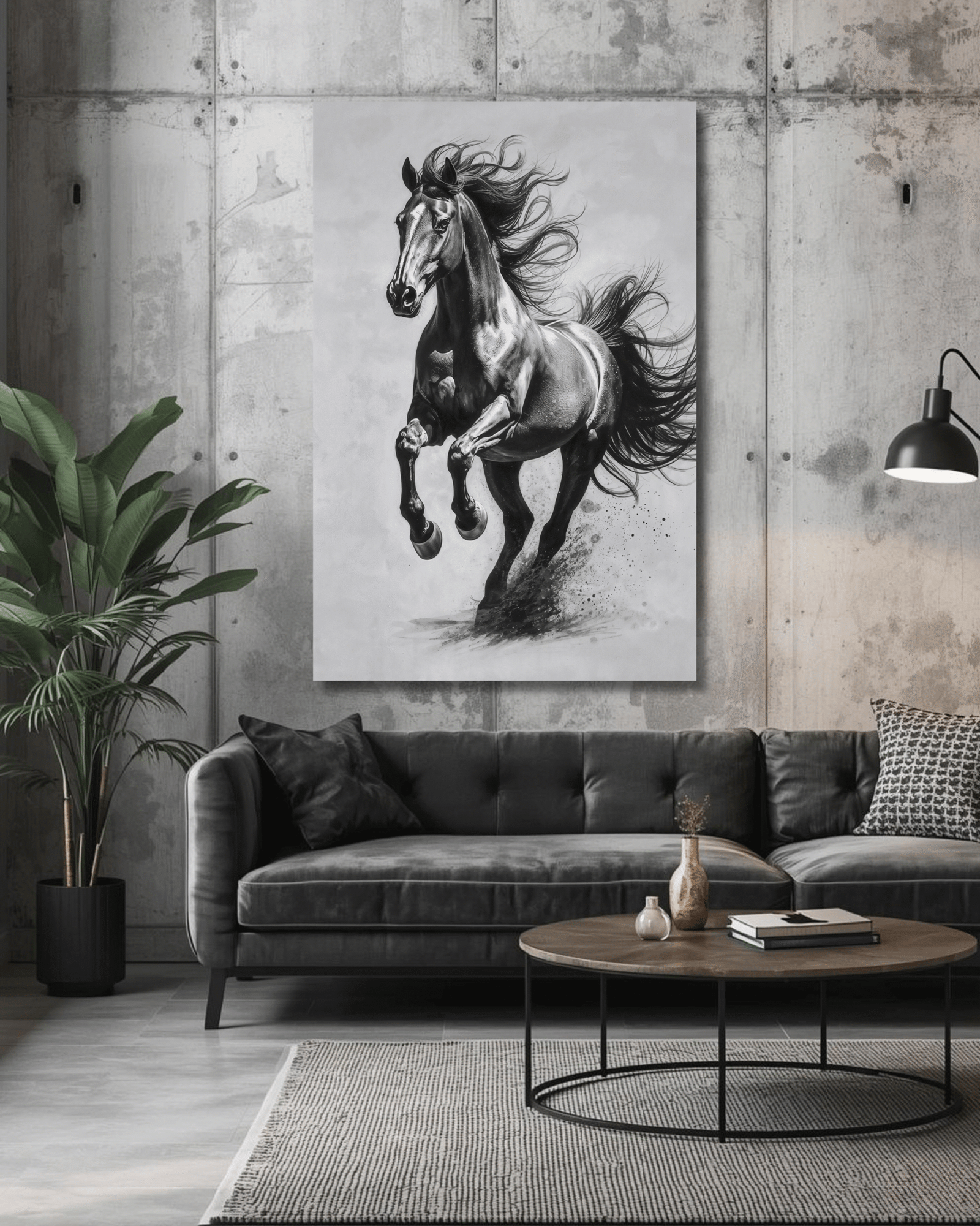 Tableau Décoratif Running Horse - Image 1