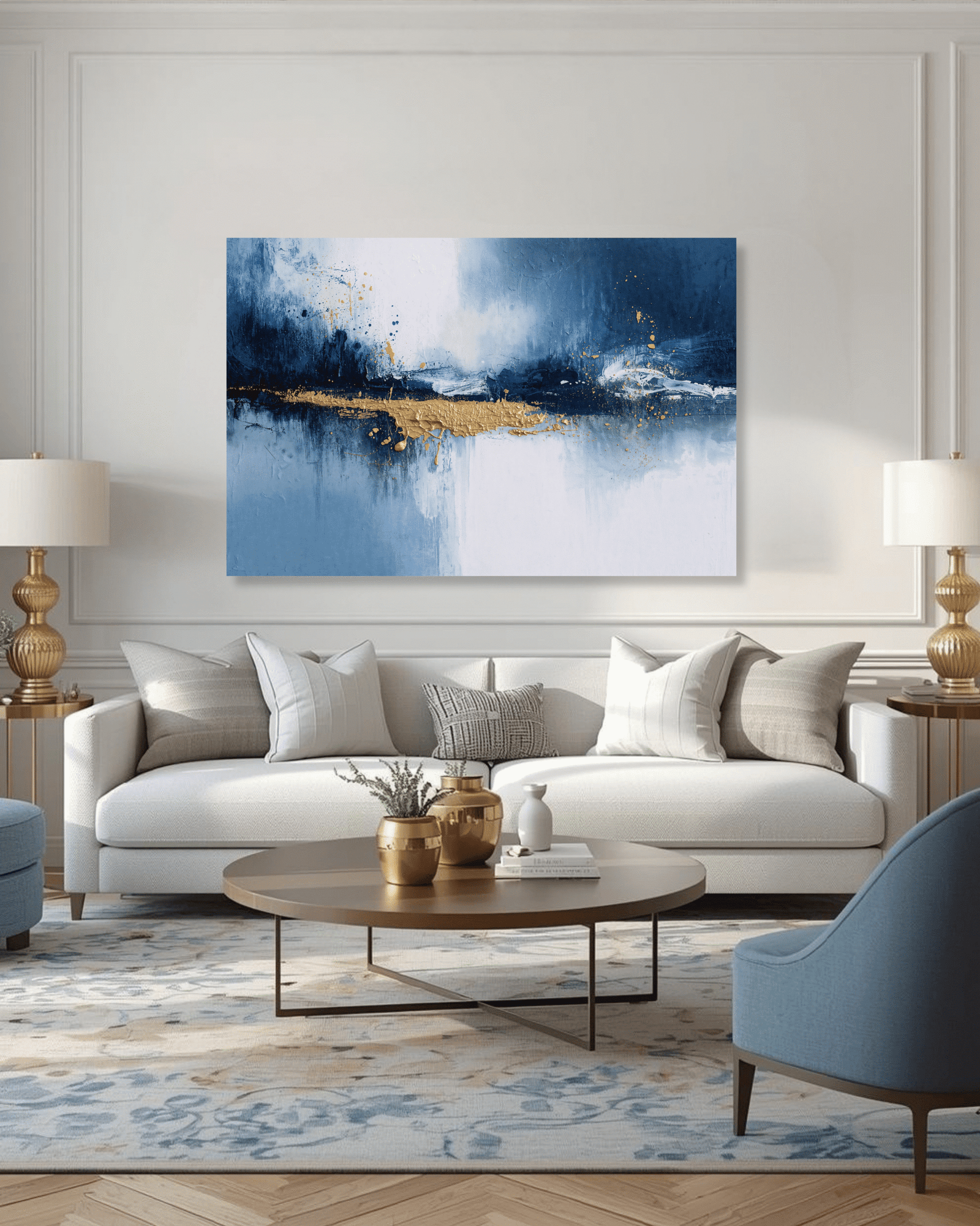 10 Paysage bleu - Image 1