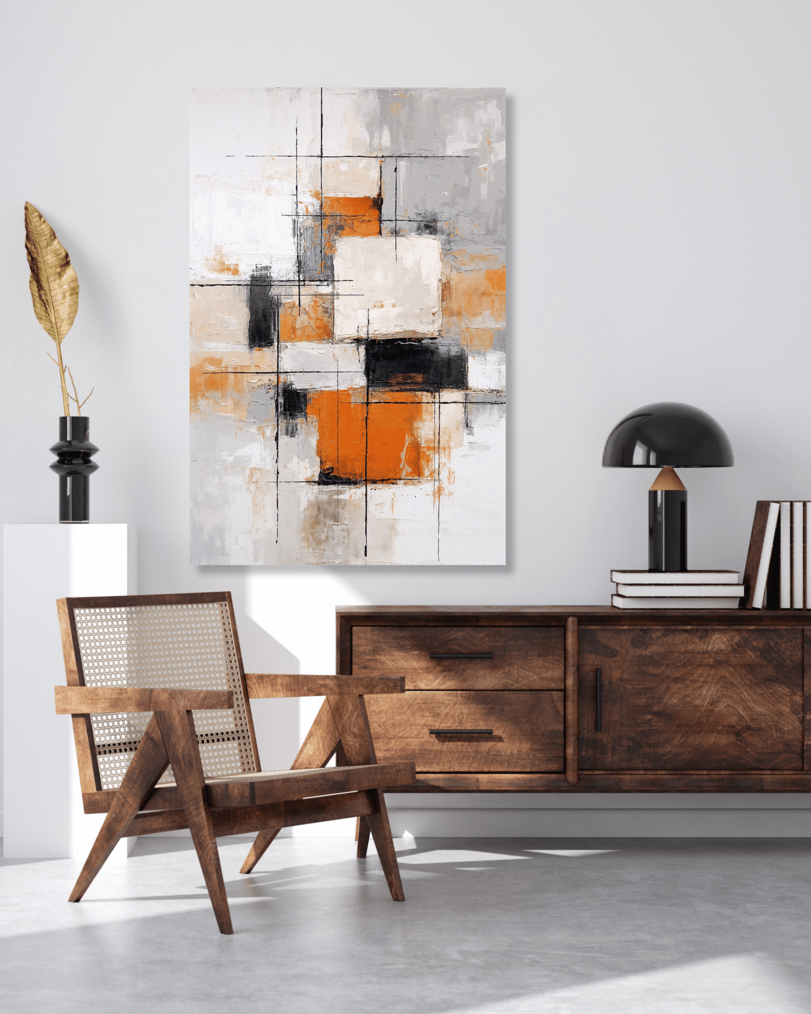 Tableau Décoratif (18) Constructivismo Naranja - Image 1