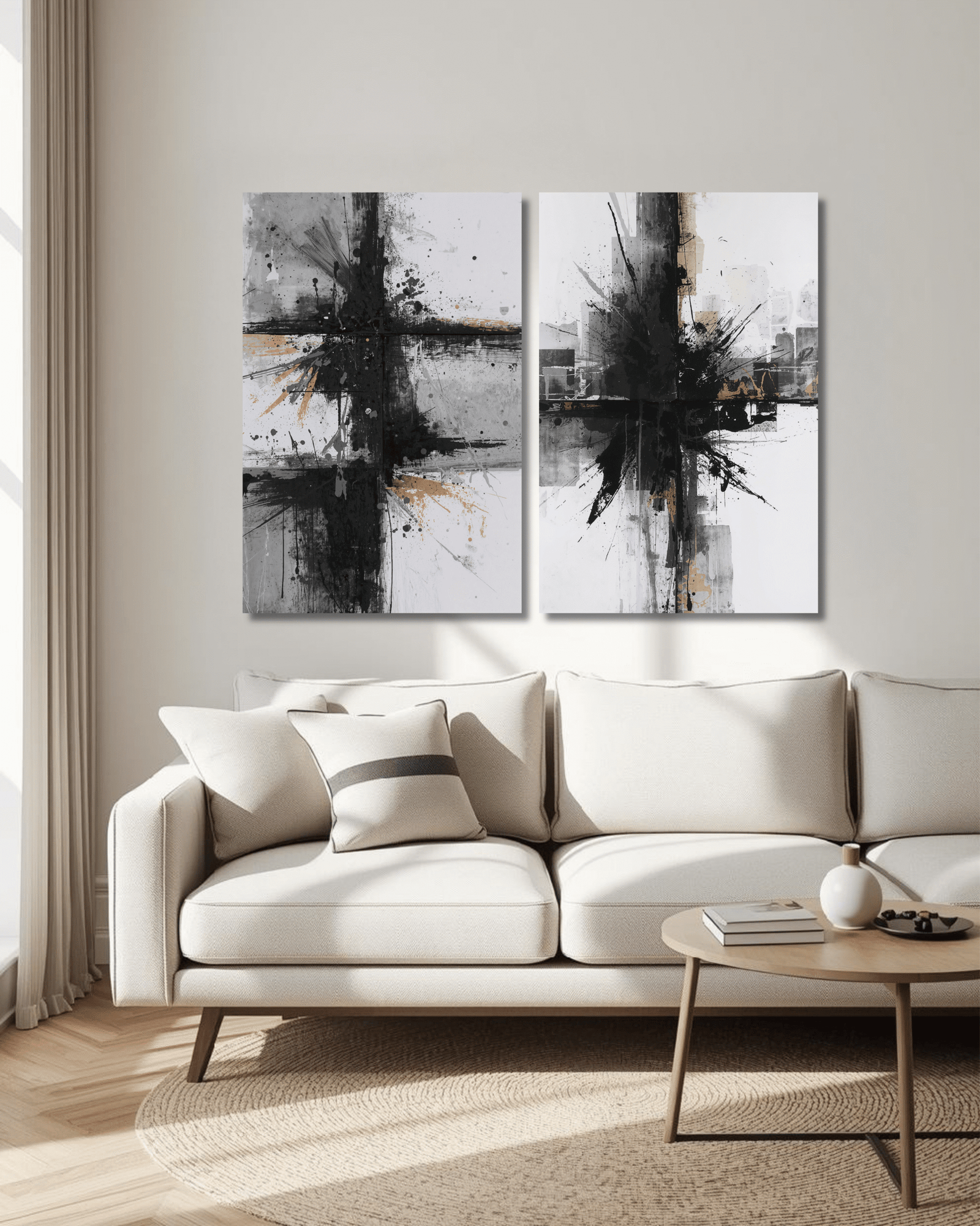 Tableau Décoratif (28) Fracture Sombre - Image 1