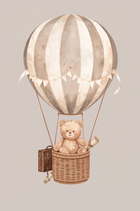Tableau décoratif Teddy’s Sky Adventure