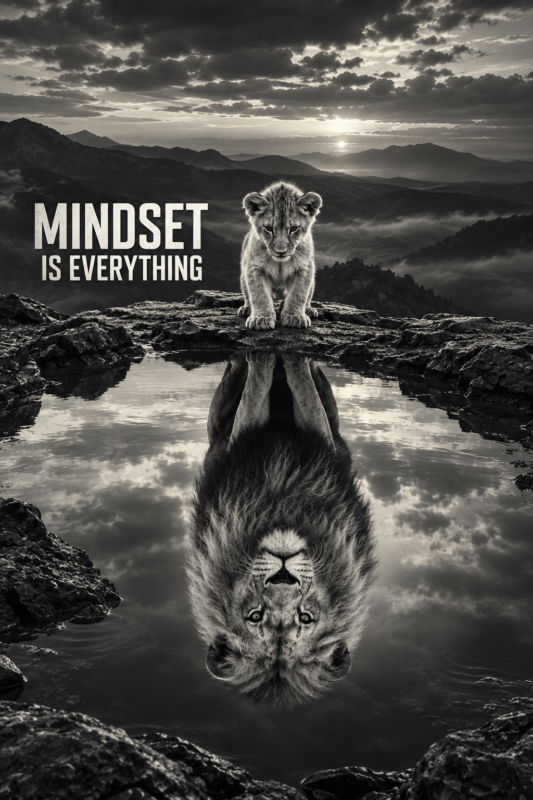Tableau décoratif Mindset is Everything